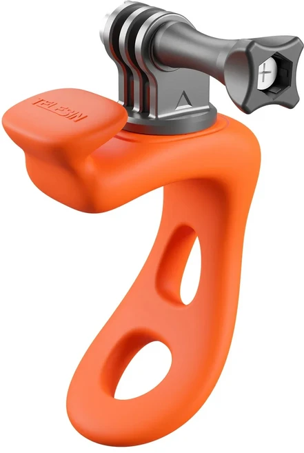 TELESIN 조정 가능한 실리콘 마운트 DJI OSMO Action 5 Pro 4 3 9 8 Insta360 용 미니 유연한 브래킷, 06 Orange