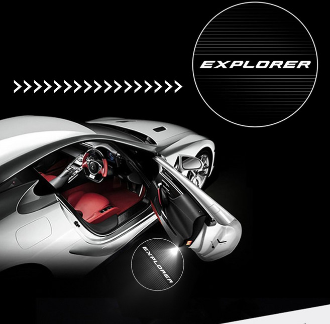 포드 익스플로러 LED로고도어빔라이트(타공매립형)