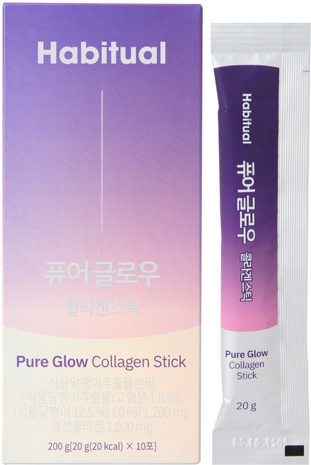 와이즐리 퓨어글로우 뮤신 콜라겐 키위맛 젤리 스틱, 200g, 1박스