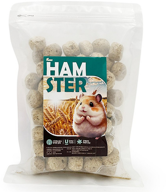 소동물 햄스터 이갈이 사료 익스트루전 200g x 6, 6개