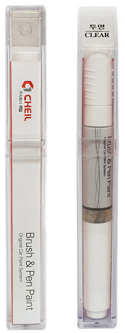 제일 BMW 전용 순정형 컬러 붓펜 페인트 + 투명 붓펜 페인트 세트, A96 미네랄화이트(5) +펄, 1세트