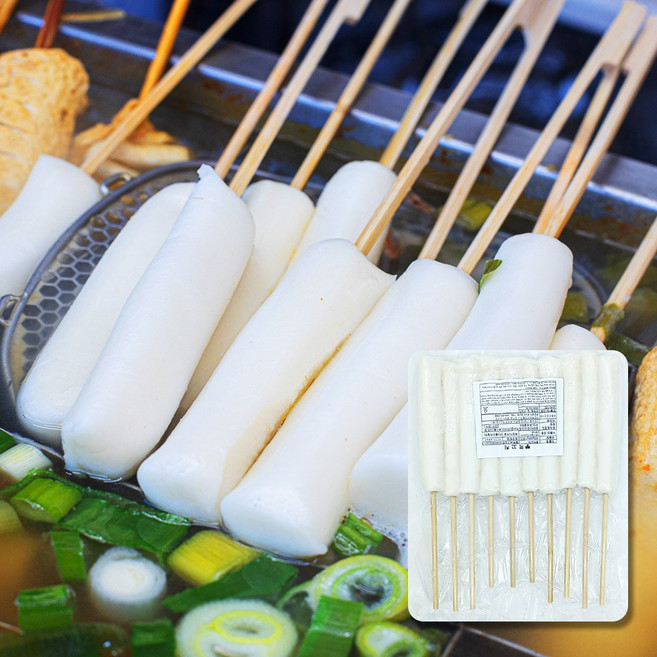국내산 쌀로 만든 물떡꼬치, 60g, 1개