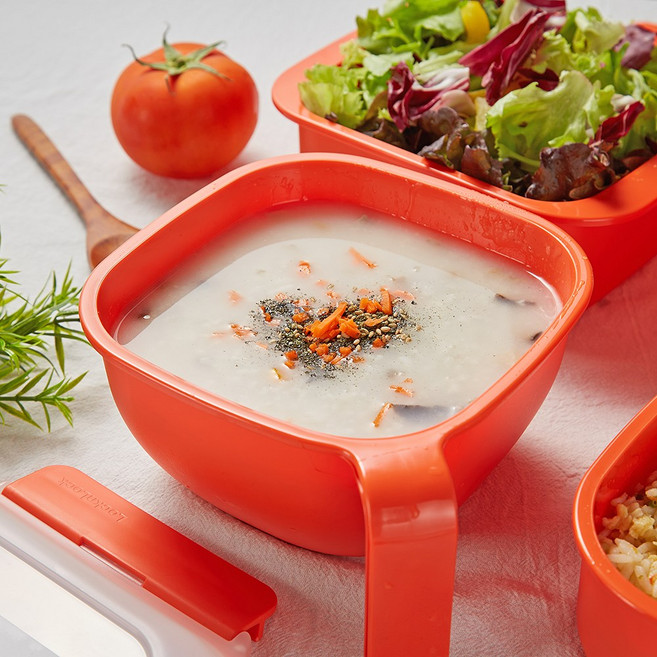 락앤락 속이 보이는 렌지락 전자레인지 국 용기 스팀홀 밀폐용기 1L, 기본, 1개