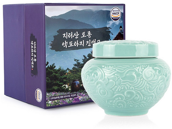 지리산 토종약도라지 진액고 500g 사포닌 도자기포장 도라지청 엑기스, 1개