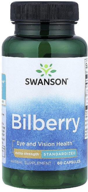 스완슨 빌베리 엑스트라 스트렝스 60캡슐, 60정, 1개, 60정