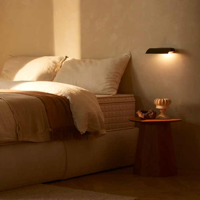 [수면밀도] 허리 디스크 환자가 만든 침대 프레임 스퀘어 파운데이션 낮은형, 아이보리 - 쿠팡