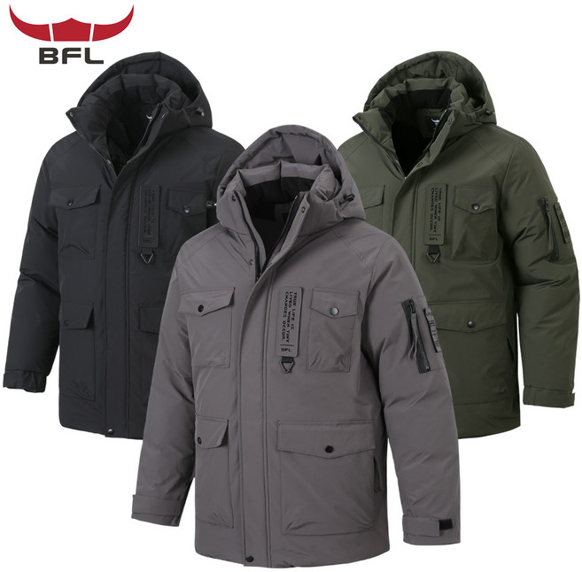 버팔로 남자 하프 패딩점퍼 아웃도어 헤비패딩 방수방풍 자켓