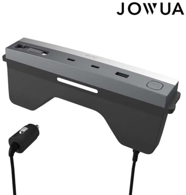 JOWUA 테슬라 모델3(24+)Y(25+) 주니퍼 LED USB허브 시거잭 C/A포트 하이랜드 멀티 충전 포트, JW088_허브_모델3(24+), 1개