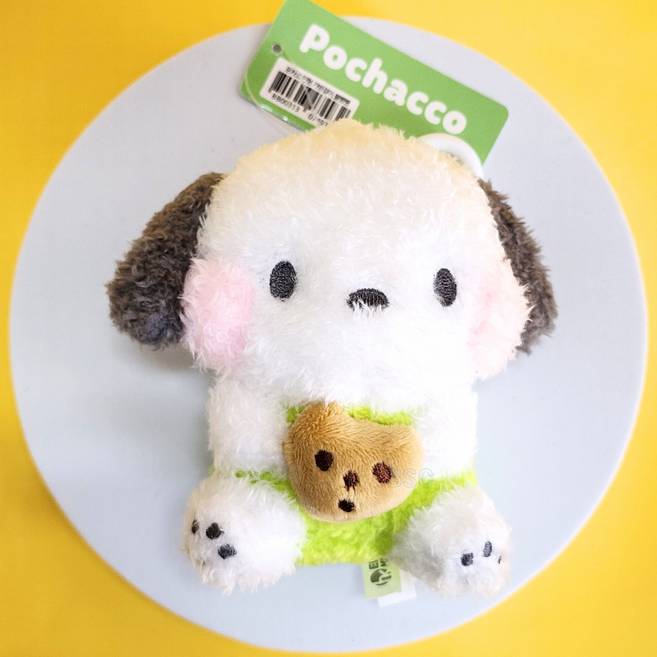 BSC 산리오 볼빵빵 인형 키링 가방고리 자동차키링 귀여운 키링인형 가방키링, 1개, 5. 포차코 볼빵빵 키링, 13cm