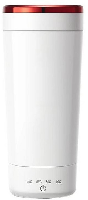 보일러 전기 물컵 소형 휴대용 여행 가열 사무실 주전자 미니, 02 White