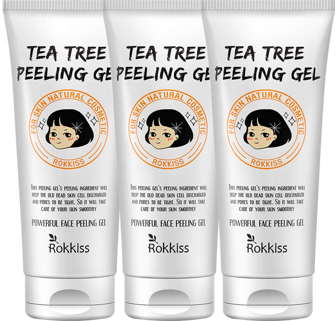 록키스 티트리 필링젤, 120ml, 3개