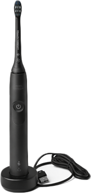 필립스 소닉케어 3100 시리즈 음파 전동칫솔, HX3671/54, 블랙, 1개