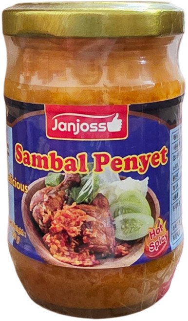 인도네시아 잔조스 삼발 펜예트 쁘넷 150g Janjoss Sambal Penyet, 1개