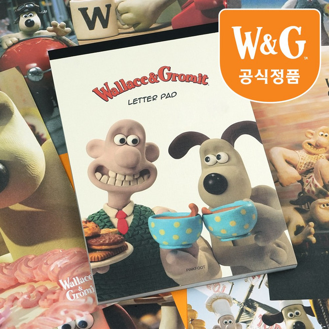 Pinkfoot 월레스와 그로밋 패드편지지 1종 1개