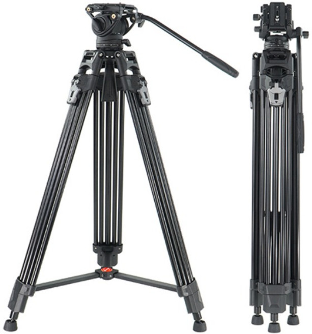 호루스벤누 HORUSBENNU GVT-1900F 원터치 비디오삼각대 KIT 삼각대-헤드분리형, 1개, 선택없음