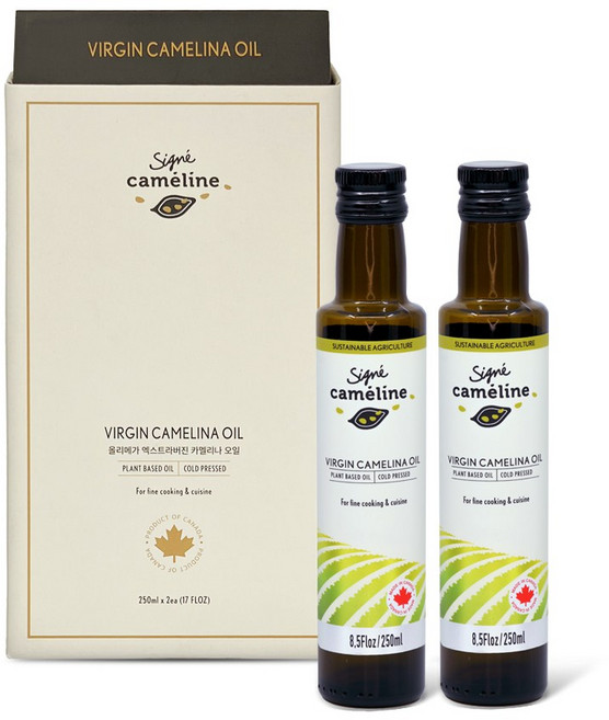 올리메가 엑스트라버진 카멜리나 오일 피토스테롤 250ml 2병 선물세트, 1개