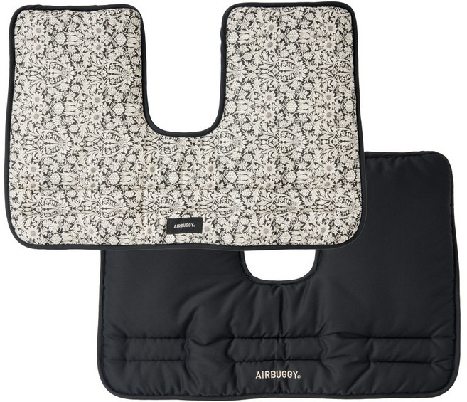 에어버기 x 리버티 콜라보 돔3 위즈 엑스 전용 코너 턱받이 쿠션 2025, 블랙, 1개