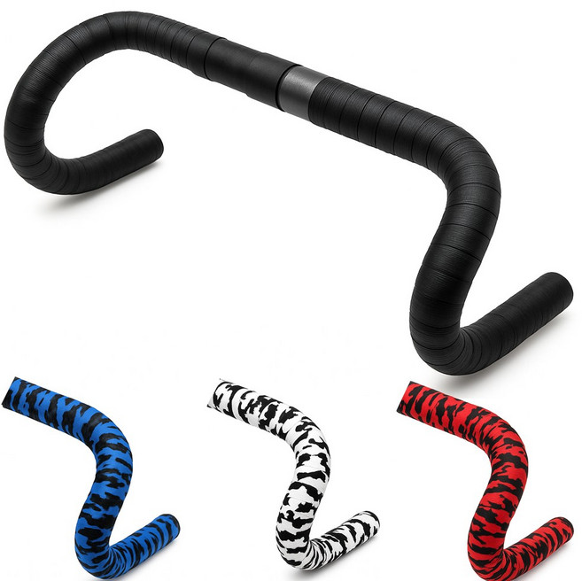 BTR 자전거 바테잎 그립 테이프 핸들바 핸들 바테이프 로드 손잡이 밴드 용품 - EVA, 바테잎 EVA(블랙), 1세트