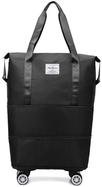 딱템 3단 대용량 확장형 접이식 바퀴 탈부착 캐리어 결합 여행 보스턴 백 보조가방