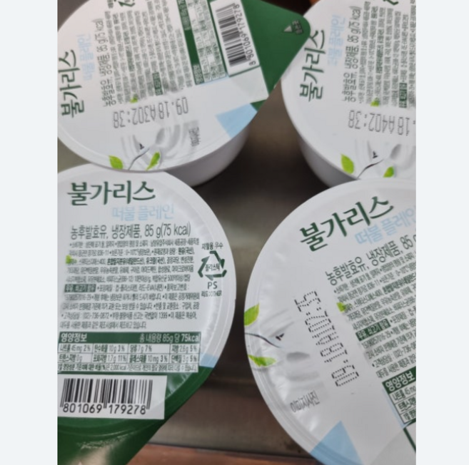떠먹는 불가리스 플레인 85g X 4입, 16개