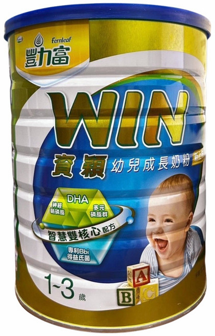 豐力富 WIN 幼兒成長奶粉 1-3歲, 1.5kg, 6個