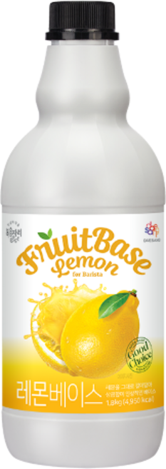 복음자리 레몬 베이스, 1.8kg, 5개