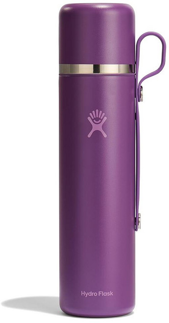Hydro Flask Hot & Cup - 단열 스테인리스 스틸 커피 및 차용 뜨거운 음료 여행용 용기 793.8g(28온스) 아가베 그린_159191, 36 Ounces, 비치플럼 퍼플_159191