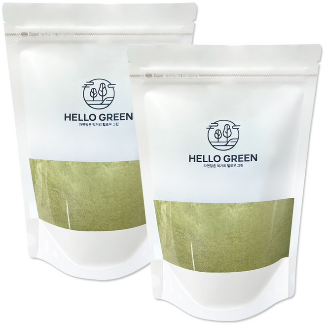 헬로우그린 프리미엄 고운 파슬리 분말 300g(팩) 신선한 파슬리로 만든 파슬리 가루 오일만주스, 2개