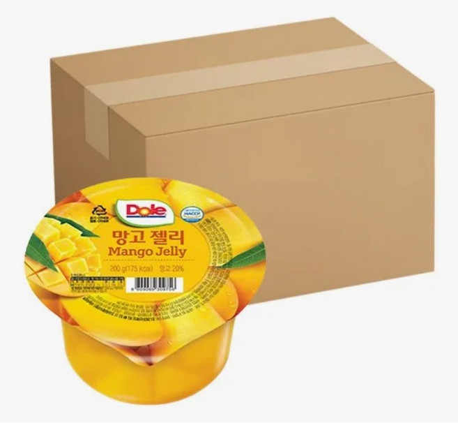 돌 망고 컵젤리 6개입, 200g, 24개