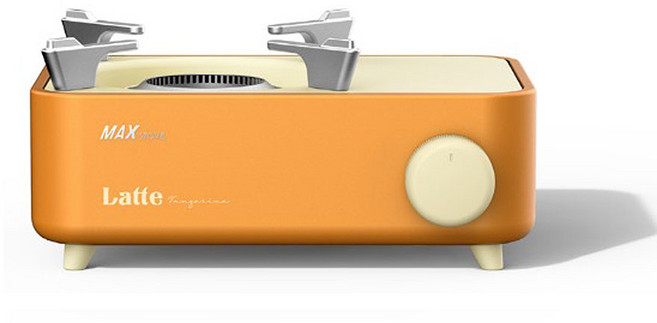 대원 휴대용 가스레인지 캠핑버너 1구 고화력 DWG-250, 라떼스토브(텐저린), 1개