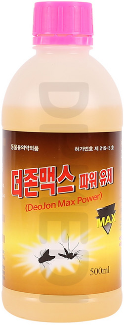 더존맥스 유제 500ml 분무연막 겸용 파리 모기 해충약, 1개, 1개입