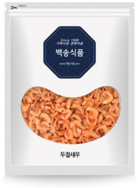 백송식품 두절새우(소) 200g 먹기편한 손질새우, 1개