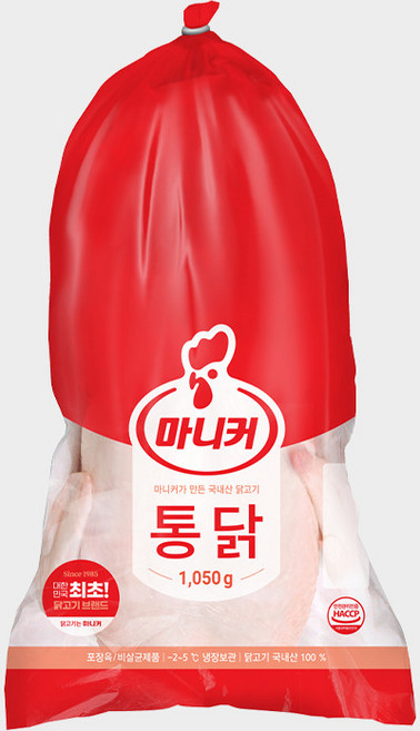 마니커 생닭[통닭] 11호 (냉장) 국내산 당일생산, 1.05kg, 1개