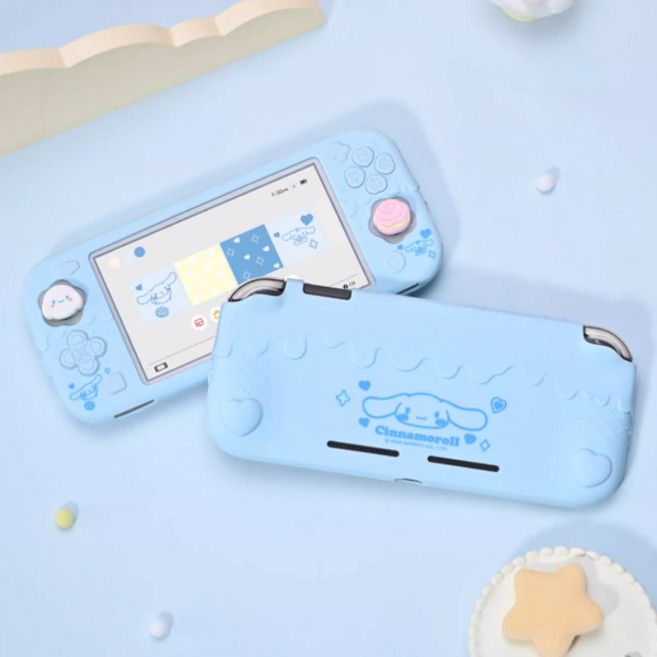 GeekShare 긱쉐어 닌텐도 스위치 라이트 Sanrio 산리오 콜라보 풀커버 케이스, 1개, 블루, 시나모롤