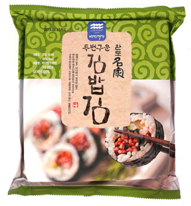 완도 구운김밥김 100장, 1개
