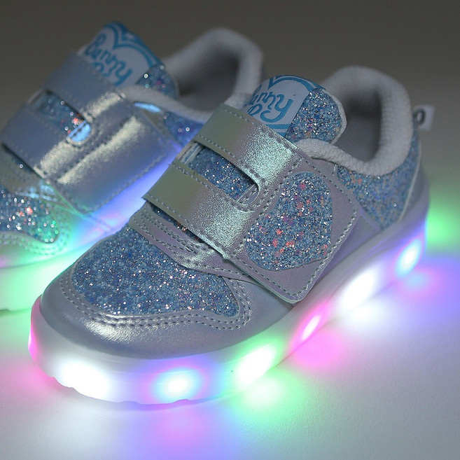 큐슈 펄 여아led운동화 키즈 유아 아기led신발 불빛운동화