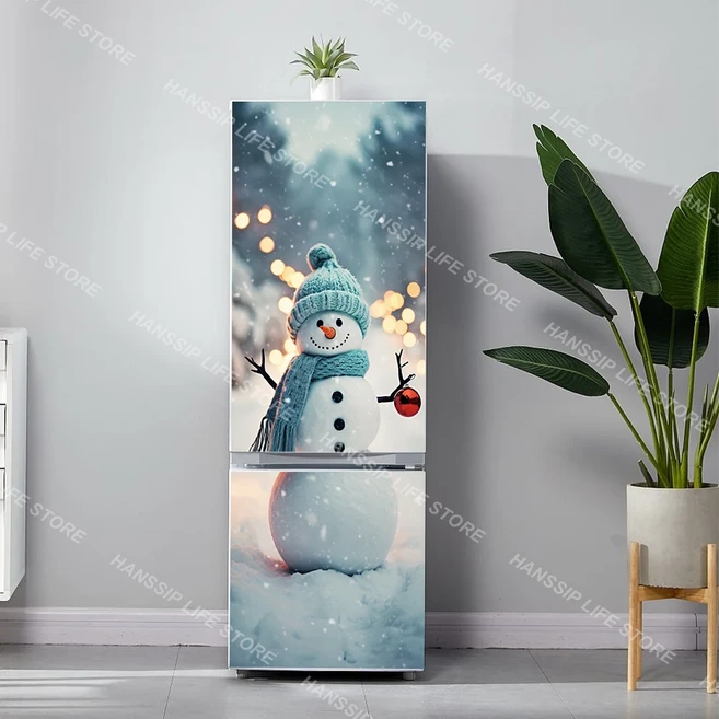 디저트 방수 냉장고 PVC 옷장 벽화 벽지 냉장고 문짝 스티커 스티커 문짝 주방, 50x150cm, 22