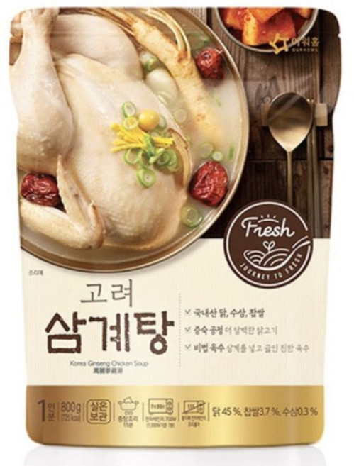 아워홈 고려삼계탕, 800g, 2개