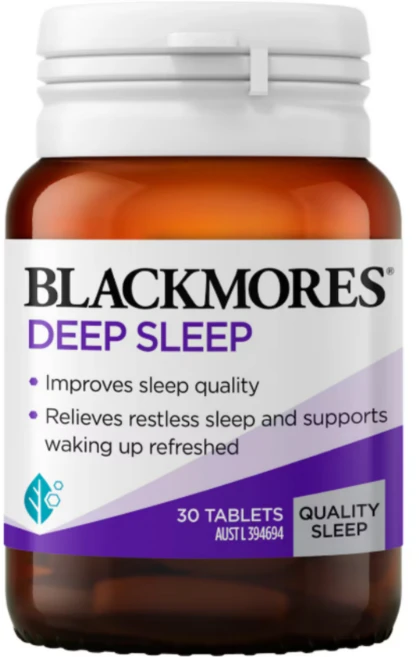 [호주직배송] 블랙모어스 딥 슬립 수면 Blackmores Deep Sleep, 1개, 30정 - 쿠팡