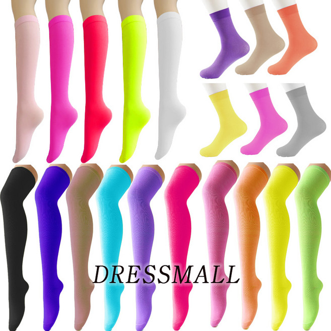 컬러 반 스타킹 타이즈 발목 니삭스 반스타킹