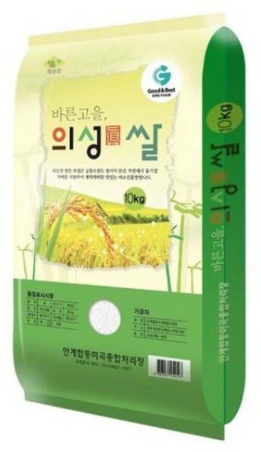 안계합동 의성진쌀 미소진품 백미 상등급, 10kg, 1개