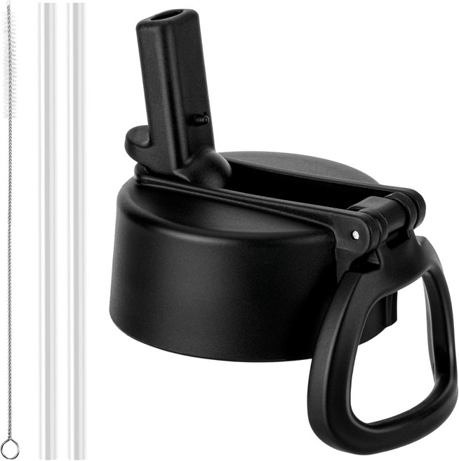 하이드로 플라스크 등을 위한 프루렉스 빨대 뚜껑 교체 12-64온스 와이드 마우스 보틀용 유니버설 핏 누수 방지 BPA 프리 써모플라스크타케야심플 모던과 호환 직경 2.28인치 캡