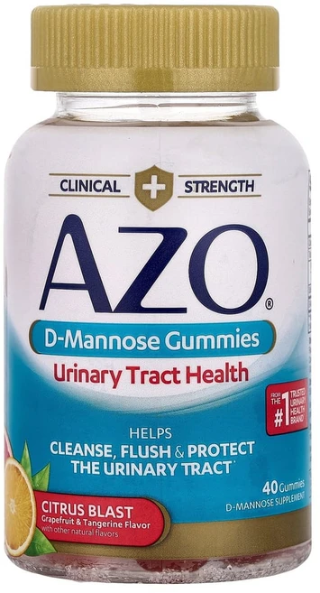 아조 d-만노스 구미젤리 시트러스 블라스트 구미젤리 40개, AZO76043, 40회분, 1개 - 쿠팡