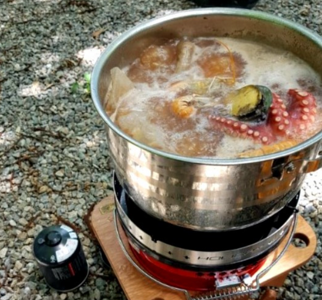 캠핑 해신탕 밀키트 4인분, 수삼해신탕 4인분, 1개