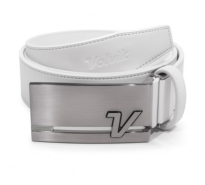 볼빅 2025 VBEP 로고 사틴 벨트, 화이트, 1개