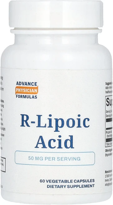 어드밴스피지션포뮬러 R-리포산 50mg 60 캡슐, 6개, 60정 - 쿠팡