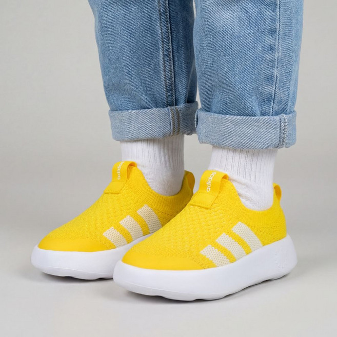 아디다스 베이비 슬립온 운동화 버블컴피 옐로우 끈없는 키즈 신발 유아 아동 발편한 스니커즈