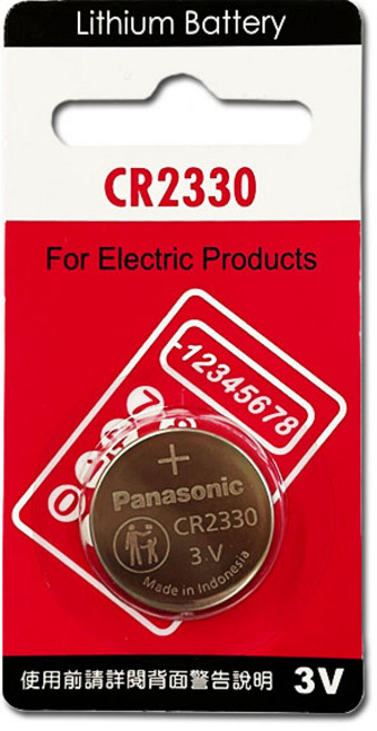 Panasonic 台灣公司貨 CR2330 鋰電池 2330 3V 電池 手錶遙控器, 1個, 國際牌CR2330