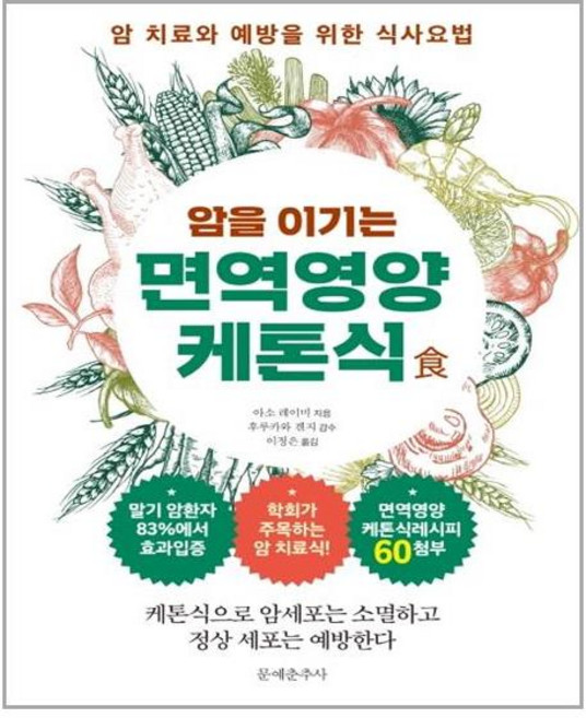 문예춘추사 암을 이기는 면역영양케톤식 (마스크제공), 단품