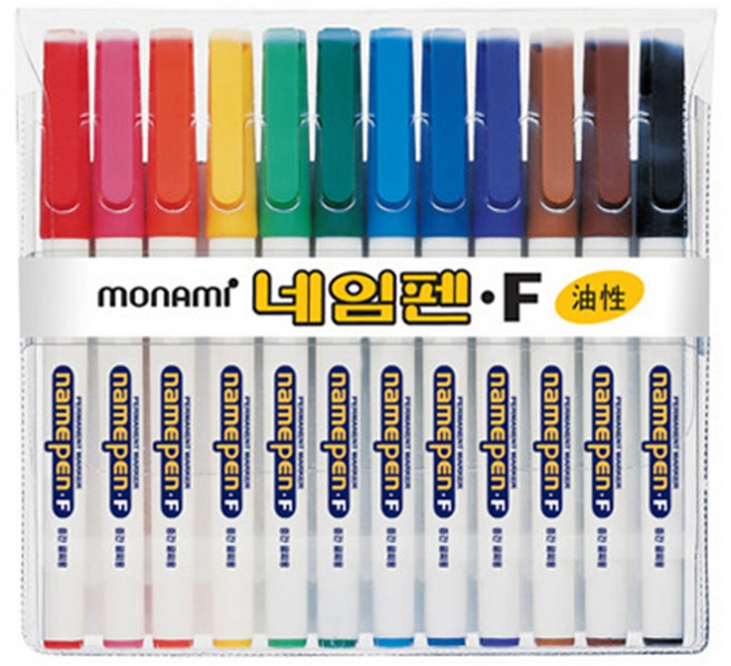 모나미 네임펜F 12색 1개, 단품